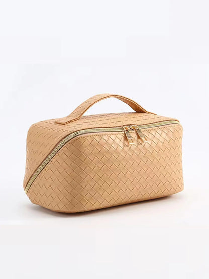 Large Travel Toiletry Bag, Portable Cosmetic Storage Pouch, Handheld Cosmetic Pouch, Women'S Makeup Bag, Essential Beauty Organizer, Travel Essentials, Ideal for Daily Use and Travel