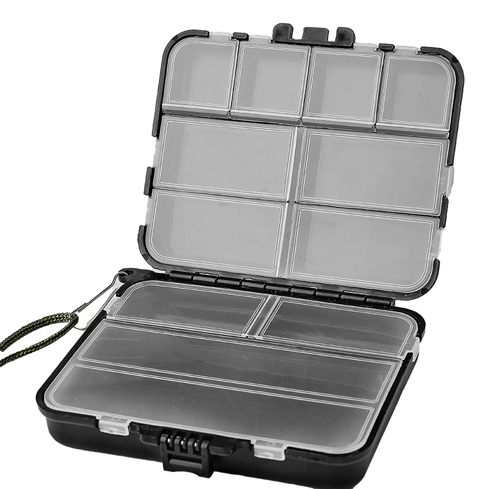 Tcakelox 5 Pack Mini Plastic Tackle Boxes for Small Tackle Box Organizer, Ideal for Fishing Storage Containers, Kayak Fly Boxes Large